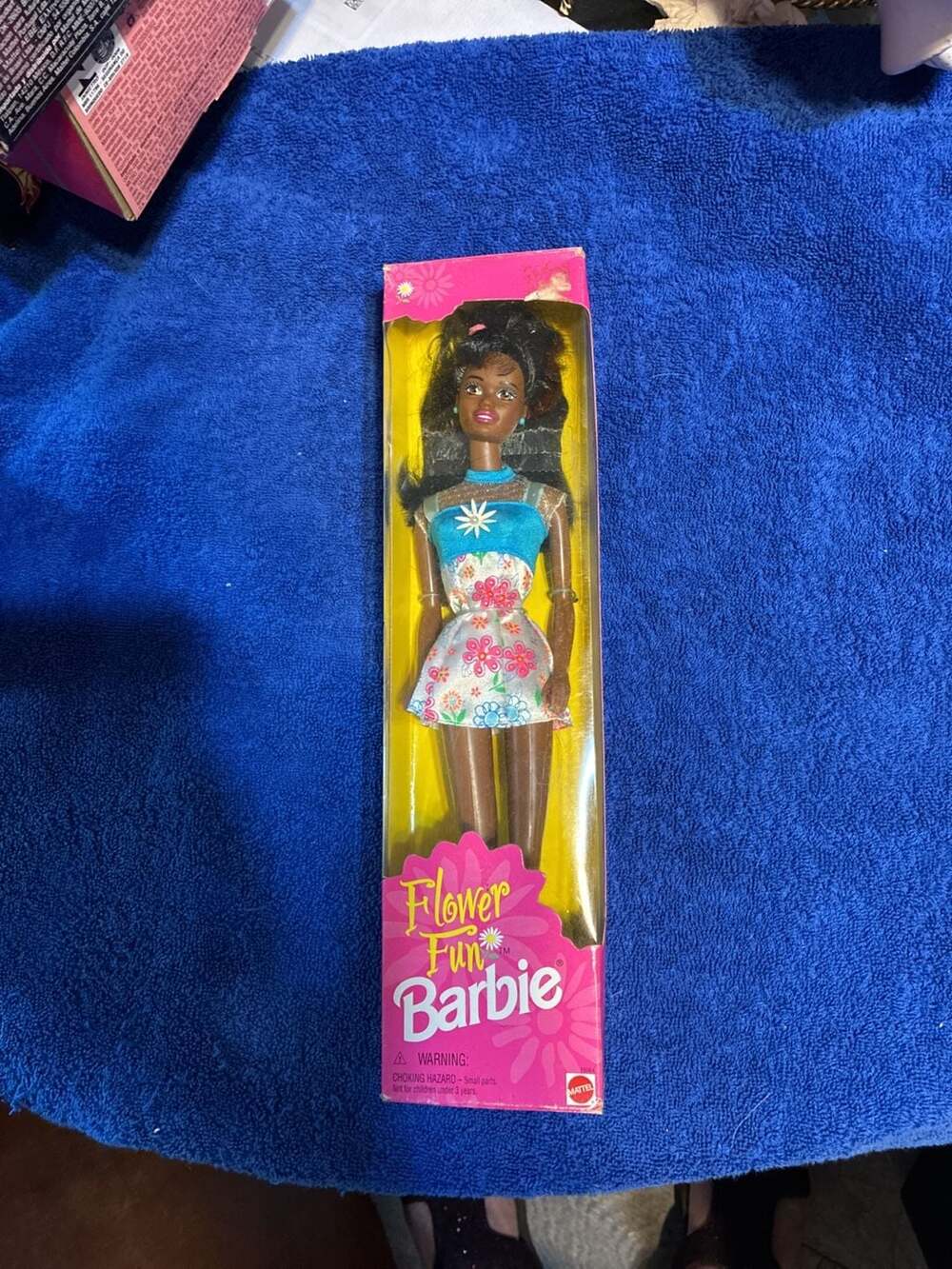 1996 Mattel Flower Fun Barbie African-American Doll